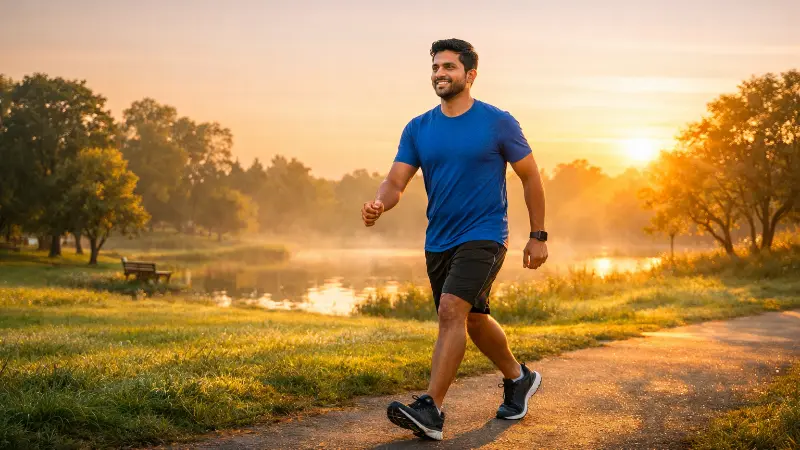 morning walking benefits in marathi